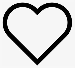 Heart Icon Png Image - Hollow Heart, Transparent Png, Transparent PNG
