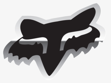 Fox Head Sticker Chrome 1600x V - Fox Racing Stickers, HD Png Download, Transparent PNG