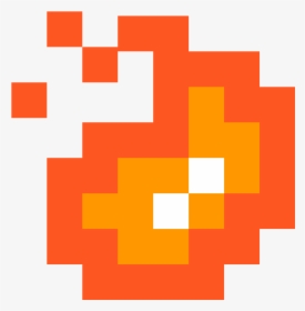 Pixel Bomb Png , Png Download - Retro Fireball, Transparent Png, Transparent PNG