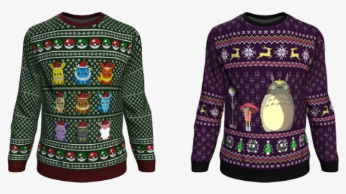 Totoro Christmas Sweater, HD Png Download, Transparent PNG