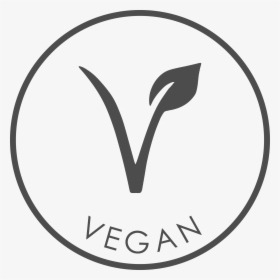 Vegan Icon Transparent Black & White , Png Download - Black Transparent Vegan Logo, Png Download, Transparent PNG