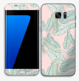 Green Banana Leaves Skin Galaxy S7 Edge - Samsung Galaxy S7 Edge, HD Png Download, Transparent PNG