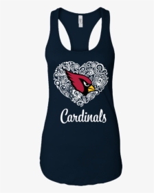 Arizona Cardinals Lace Heart Shirts - Active Tank, HD Png Download, Transparent PNG