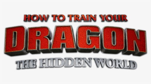 Train Your Dragon Hidden World Logo, HD Png Download, Transparent PNG