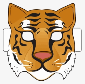 Printable Lion Face Mask, HD Png Download, Transparent PNG