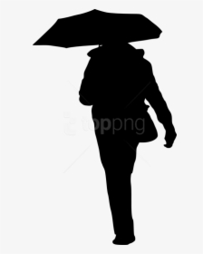 Free Png Woman Umbrella Silhouette Png Images Transparent - Soldier Silhouette Drawing, Png Download, Transparent PNG