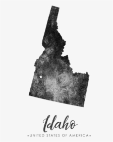 Idaho State Map Silhouette, HD Png Download, Transparent PNG
