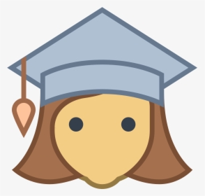 Student Female Icon - Icon, HD Png Download, Transparent PNG