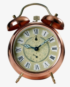 Golden Alarm Clock Png Image - Часы Будильник Png, Transparent Png, Transparent PNG