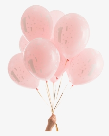 1st Pink Birthday Party Balloons - Birthday Balloons For 14, HD Png Download, Transparent PNG
