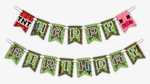 Pixel Mining Happy Birthday - Necklace, HD Png Download, Transparent PNG