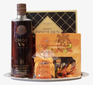 Very Special Cognac Gift Basket, Ciroc Cognac Gift - Glass Bottle, HD Png Download, Transparent PNG