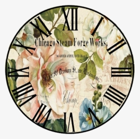 Free Vintage Clock Clipart , Png Download - Circle, Transparent Png, Transparent PNG