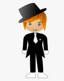Boy In Tux Clipart, HD Png Download, Transparent PNG