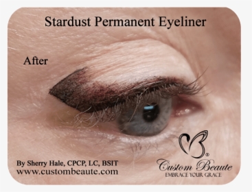 After Permanent Eyeliner - Does Permanent Eyeliner Fade, HD Png Download, Transparent PNG