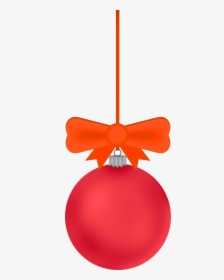 Red Christmas Ball Png Clip Art - Red Christmas Text Png, Transparent Png, Transparent PNG