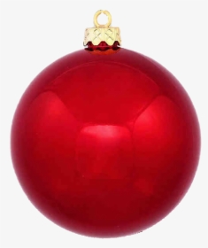 Single Red Christmas Ball Png Image - Red Christmas Ball Png, Transparent Png, Transparent PNG