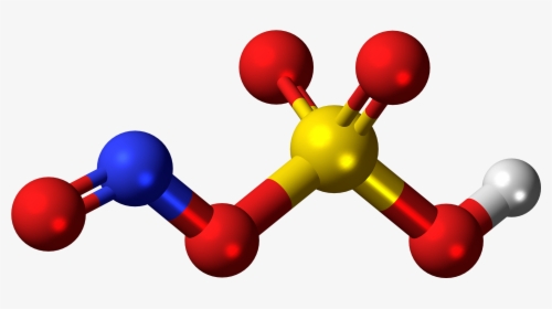 Nitrosylsulfuric Acid Molecule Ball - Sulfamide Molecula, HD Png Download, Transparent PNG