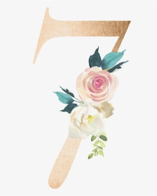 #7 #siete #seven #numero #numeros #number #numbers - Numero Siete, HD Png Download, Transparent PNG