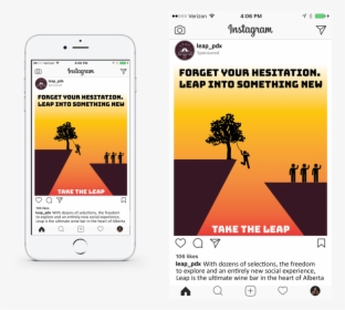 Instagramadleap Phone, HD Png Download, Transparent PNG