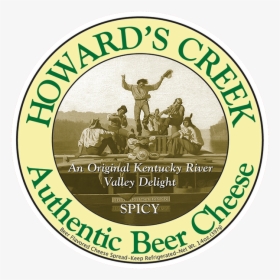Howard S Creek Authentic Beer Kentucky Cheese Label - Label, HD Png Download, Transparent PNG