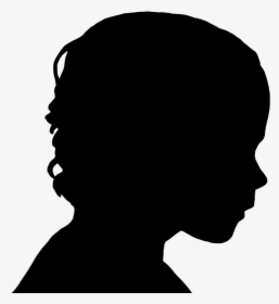 Boy Face Silhouette - Male Human Head Silhouette, HD Png Download, Transparent PNG