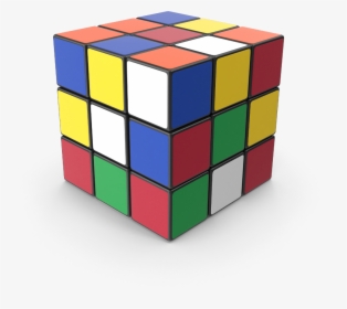 #cube #colorful #sqaure #rubicscube #3d #puzzle #freetoedit - Rubik's Cube, HD Png Download, Transparent PNG