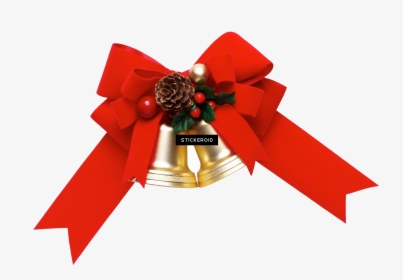 Red Gift Ribbon - Gift Ribbon Christmas Png, Transparent Png, Transparent PNG