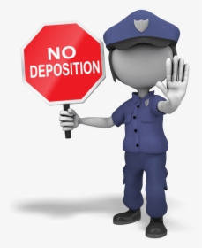 Police Officer With Stop Sign, HD Png Download, Transparent PNG