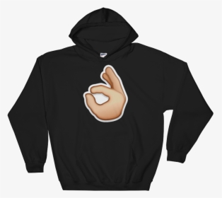 Ok Hand Sign-just Emoji - Photography Sweatshirt, HD Png Download, Transparent PNG