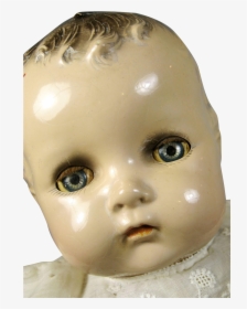 Large Vintage Composition Hp Cloth Baby Doll Sayco - Baby Doll Face, HD Png Download, Transparent PNG