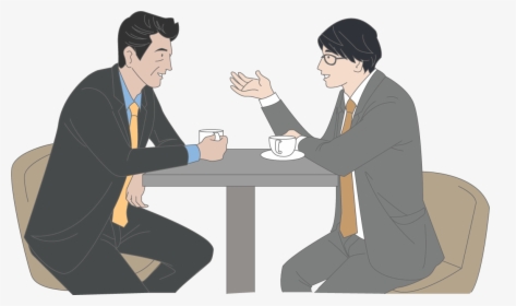 2 Person Speaking Cartoon, HD Png Download, Transparent PNG
