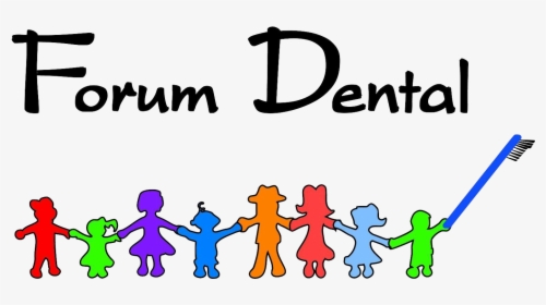 Forum Dental Logo With Family Holding Hands, HD Png Download, Transparent PNG