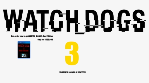 Watch Now Png - Watch Dogs 3 Logo Png, Transparent Png, Transparent PNG