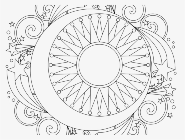 Asymmetrical Mandala Coloring Pages, HD Png Download, Transparent PNG