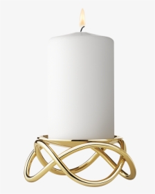 Glow Candleholder - Georg Jensen Gold Candle Holder, HD Png Download, Transparent PNG