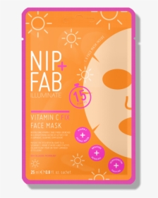 Vitamin C Fix Sheet Mask - Nip And Fab Facemask, HD Png Download, Transparent PNG