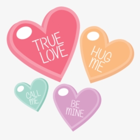 #candyheart #candyhearts #candy #heart - Conversation Hearts Clip Art, HD Png Download, Transparent PNG