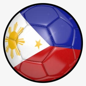 Transparent Filipino Clipart - Philippines Flag Soccer Ball, HD Png Download, Transparent PNG