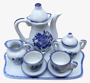Purple Iris Miniature Porcelain Tea Set - Small Tea Sets, HD Png Download, Transparent PNG