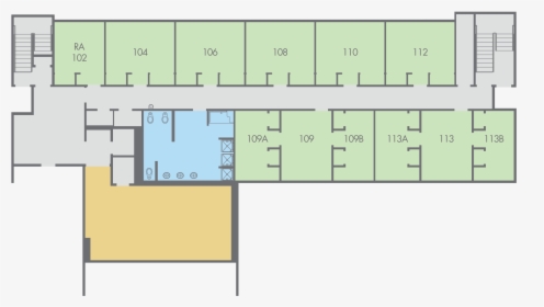 Paloma Hall, First Floor - Floor Plan, HD Png Download, Transparent PNG