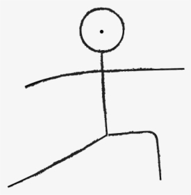 Sketch Of Person In Yoga Pose, Stretching - Drawing, HD Png Download, Transparent PNG