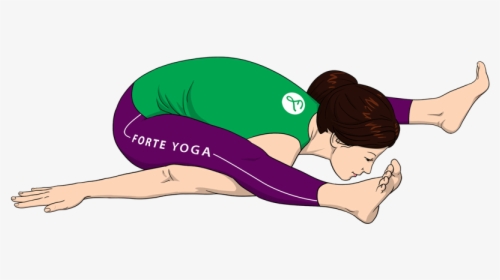 Turtle Yoga Pose Cartoon, HD Png Download , Transparent Png Image - PNGitem