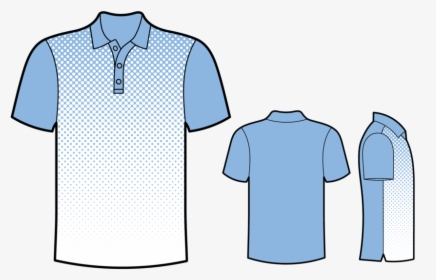 Dotted Shirt[template]blue 278c, HD Png Download, Transparent PNG