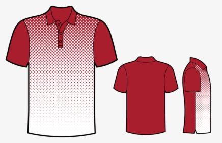 Dotted Shirt[template]red 187c, HD Png Download, Transparent PNG
