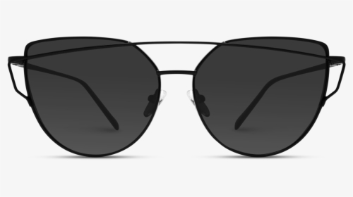 Pink Mirror Lens Cat Eye - Wayfarer Sunglasses Clipart, HD Png Download, Transparent PNG