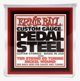 Ernie Ball 3 Pack 2502 10 String E9 Pedal Steel Nickel - Pedal Steel Guitar, HD Png Download, Transparent PNG