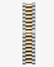 18mm Stainless Steel Expansion Band Two-tone Large - Steel, HD Png Download, Transparent PNG