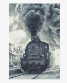 Steam Train Poster 16 X24 - Smokestack On A Train, HD Png Download, Transparent PNG