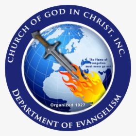 Cogic Seal Png - Church Of God In Christ Department Of Evangelism, Transparent Png, Transparent PNG